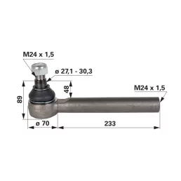 Gömbcsukló Manitou - M24 x 1,5 IG