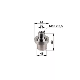   Csapágycsavar Massey Ferguson 3429319M1 - Ø 30 mm, hossz 80 mm