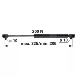 Gázrugó Claas 6005014318 - 200 N, hosszúság 325 mm