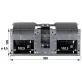 Ventilátormotor teljes CHN Case IH 47108781