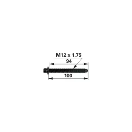 Hengerfejcsavar Same - M12 x 1,75, hossz 100 mm