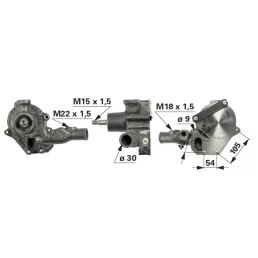 Vízpumpa Fendt ACP0743080