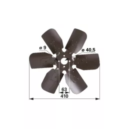 Ventilátorlapát Landini - 40,5 x 410 mm