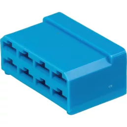   Dugóburkolat világoskék, lapos nyomóhüvelyhez Volvo - 6,3 mm DIN 46247