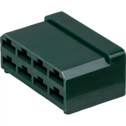   Dugóburkolat sötétzöld, lapos nyomóhüvelyhez Volvo - 6,3 mm DIN 46247