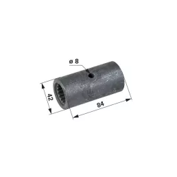 Tolóhüvely Deutz-Fahr - Ø 42 mm, hossz 84 mm