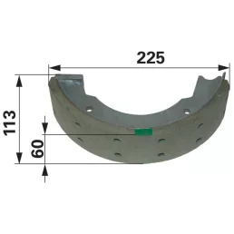 Bremsbacke Steyr - 225 x 113 x 60 mm