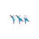 3 állású golyóscsap Tecomec 1 1/2 hüvelyk
