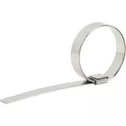Bilincs Rozsdamentes acél, 45 x 12,7 mm