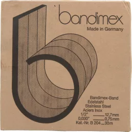 Bandimex tekercs Rozsdamentes acél, 30 x 12,7 mm