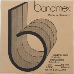 Bandimex tekercs Rozsdamentes acél, 30 x 9,5 mm