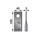 Kaszapenge készlet bal BCS 100 x 40 x 3 mm MWS (25 db)
