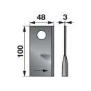 Kaszapenge készlet bal Niemeyer 100 x 48 x 3 mm Radura (25 db)