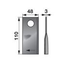 Kaszapenge készlet jobb Comer 110 x 48 x 3 mm MWS (25 db)