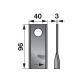  Kaszapenge készlet bal Deutz-Fahr 96 x 40 x 3 mm Prillinger (25 db)