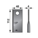 Kaszapenge készlet jobb SIP 112 x 48 x 4 mm Prillinger (25 db)