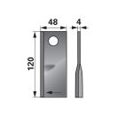 Kaszapenge készlet jobb Vermeer 120 x 48 x 4 mm Prillinger (25 db)