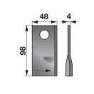 Kaszapenge készlet bal Niemeyer 98 x 48 x 4 mm Prillinger (25 db)