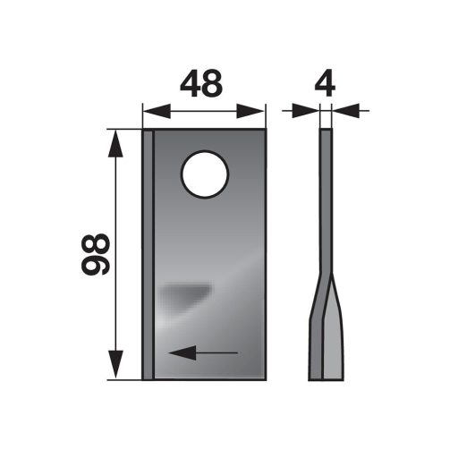 Kaszapenge készlet jobb Fella 98 x 48 x 4 mm Prillinger (25 db)
