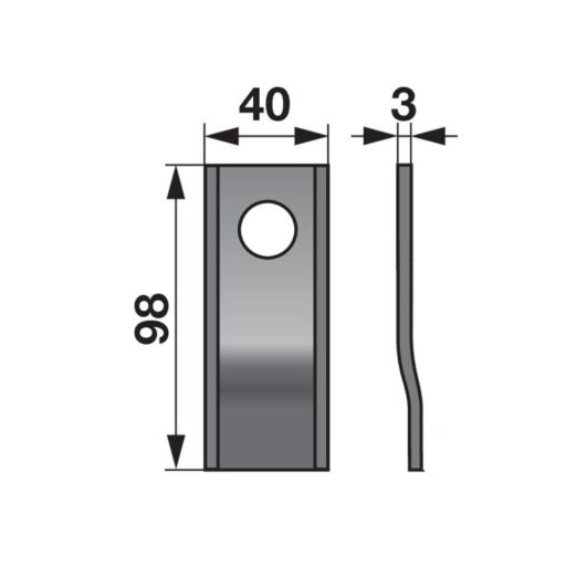 Kaszapenge készlet Fella 98 x 40 x 3 mm Radura (25 db)