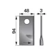 Kaszapenge készlet bal Claas 94 x 48 x 3 mm Radura (25 db)