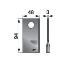 Kaszapenge készlet bal Fella 94 x 48 x 3 mm Radura (25 db)