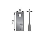 Kaszapenge készlet bal Fella 112 x 48 x 4 mm Prillinger (25 db)