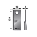 Set lame cositoare stânga JF-Stoll 128 x 48 x 4 mm MWS (20 buc.)
