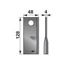 Set lame cositoare dreapta JF-Stoll 128 x 48 x 4 mm MWS (20 buc.)