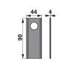 Kaszapenge készlet JF-Stoll 90 x 44 x 4 mm Prillinger (25 db)