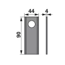Set lame cositoare JF-Stoll 90 x 44 x 4 mm Prillinger (25 buc.)