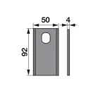 Set lame cositoare JF-Stoll 92 x 50 x 4 mm Prillinger (25 buc.)