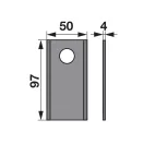 Set lame cositoare JF-Stoll 97 x 50 x 4 mm Prillinger (25 buc.)