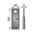 Kaszapenge készlet bal John Deere 121 x 45 x 4 mm Prillinger (25 db)