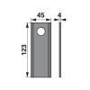 Kaszapenge készlet Kuhn 123 x 45 x 4 mm Radura (25 db)