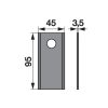 Kaszapenge készlet Kuhn 95 x 45 x 3,5 mm Prillinger (25 db)