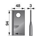 Kaszapenge készlet jobb Mörtl 94 x 48 x 3 mm Prillinger (25 db)