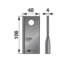 Kaszapenge készlet jobb Niemeyer 106 x 48 x 4 mm Prillinger (25 db)