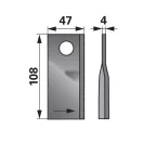 Set lame cositoare stânga JF-Stoll 108 x 47 x 4 mm Radura (25 buc.)