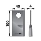 Kaszapenge készlet bal Pöttinger 100 x 49 x 4 mm Prillinger (25 db)