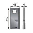 Kaszapenge készlet bal Pöttinger 112 x 48 x 4 mm Radura (25 db)