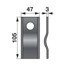 Kaszapenge készlet Pezag 105 x 47 x 3 mm Prillinger (25 db)