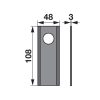Kaszapenge készlet Marangon 108 x 48 x 3 mm MWS (25 db)