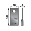 Kaszapenge készlet bal SIP 102 x 48 x 4 mm MWS (20 db)