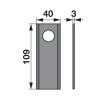 Kaszapenge készlet Taarup 109 x 40 x 3 mm Prillinger (25 db)