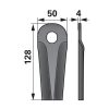 Kaszapenge készlet Kuhn 128 x 50 x 4 mm Prillinger (25 db)