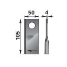 Kaszapenge készlet jobb John Deere 105 x 50 x 4 mm Radura (25 db)