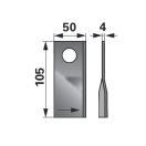 Kaszapenge készlet bal John Deere 105 x 50 x 4 mm Radura (25 db)