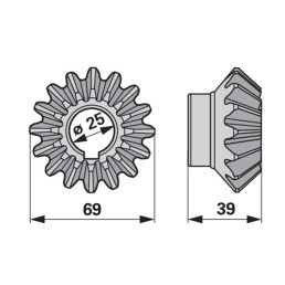 Kúpfogaskerék Samasz 5036/01066