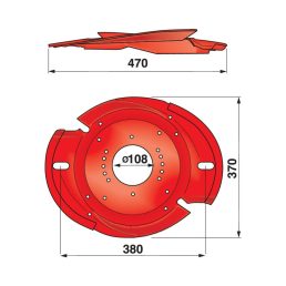   Kaszatárcsa jobb Reform 225.611.272, 225.611.353, 225.611.953, 3208.01.03.20